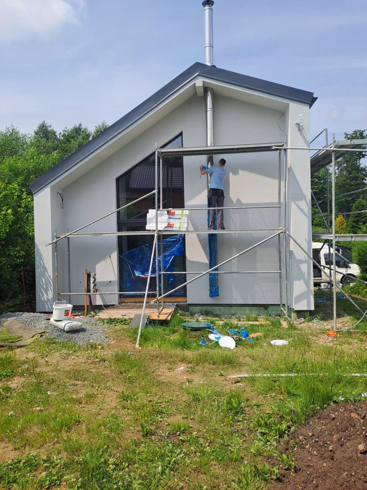 Stavba chaty – Mělnicko 2025